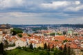 View of Prague from the above